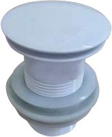 Донный клапан CeramaLux RD002GW click-clack Белый глянцевый