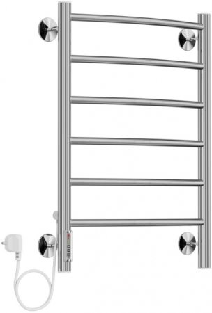 Электрический полотенцесушитель Terminus Классик П6 450x650 4630080268425 Хром диммер слева 