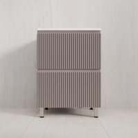 Тумба Style Line Марокко 60 напольная, с раковиной  СОУЛ 600*480 антрацит, тауп темный
