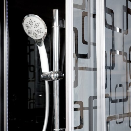 Душевая кабина Deto BМ1510 N с гидромассажем BLACK 