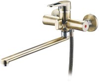 Смеситель для ванны G-Lauf NUD7-A045KT универсальный Бронза