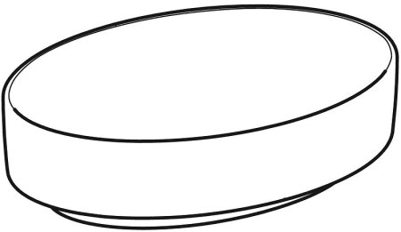 Раковина-чаша Geberit VariForm 55 500.771.01.2 Белая 