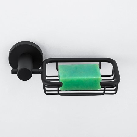 Мыльница Frap F302 F30202-1 Черная матовая 