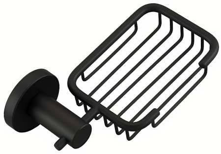 Мыльница Frap F302 F30202-1 Черная матовая 