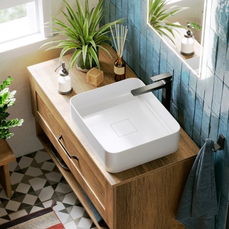 Тумба под раковину Aqwella Craft 100 CRF0110DB подвесная Дуб балтийский 