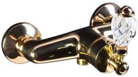 Смеситель для душа Boheme Vogue Crystal 214-CRST Золото