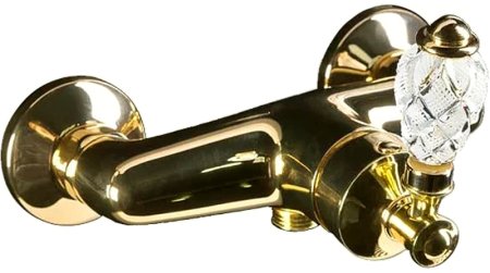 Смеситель для душа Boheme Vogue Crystal 214-CRST Золото 