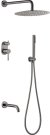 Душевая система Boheme Uno 464-2-GM Сталь 