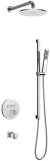 Душевая система Black&White Universe U7787 7787 с термостатом Хром 