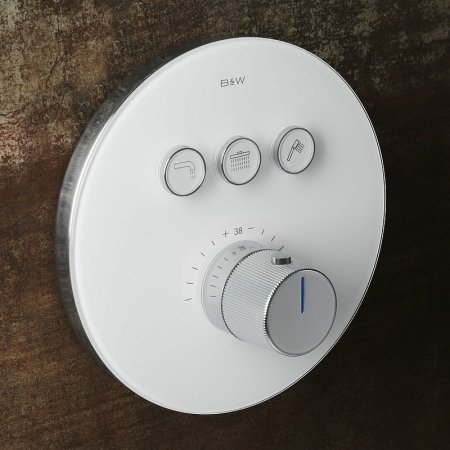 Душевая система Black&White Universe U7787 7787 с термостатом Хром 