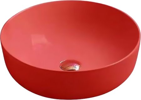Раковина SantiLine SL-1054MR красный матовый 