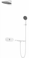 Душевая система Vincea Futura VSFW-2F12TMW с термостатом Белая матовая