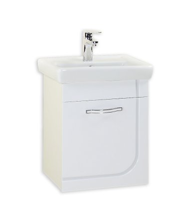 Тумба с раковиной Onika Ирис 50.01, белая 