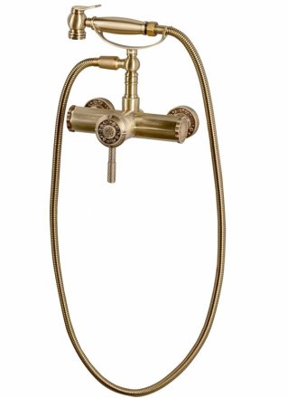 Гигиенический душ со смесителем Bronze de Luxe Windsor 10135 Бронза 