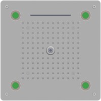 Верхний душ RGW Shower Panels SP-73 21140273-01 Хром