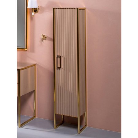 Пенал Armadi Art Monaco капучино глянец + золото L 868-CPG-L 