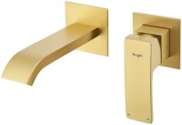 Смеситель для раковины встраиваемый Raglo R02.11.03, золотой сатин