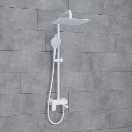 Душевая система WasserKRAFT A185.163.155.WM Белая матовая 