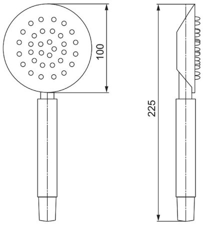 Ручной душ Paini Tivoli TICR155 Хром 
