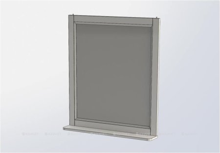 Зеркало Aquanet Бостон М 80 белый 