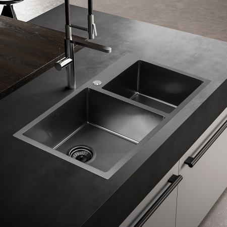 Кухонная мойка Melana Profline S7843HB Графит 