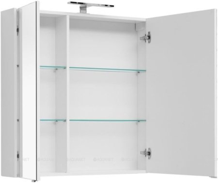 Зеркало-шкаф Aquanet Августа 90 белый 