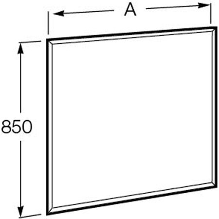 Зеркало Roca Aneto 60 812362000 с подсветкой с сенсорным выключателем и подогревом 