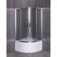 Душевой уголок Esbano ESD-8020 с поддоном 90x90 см, профиль хром, стекло рифленое