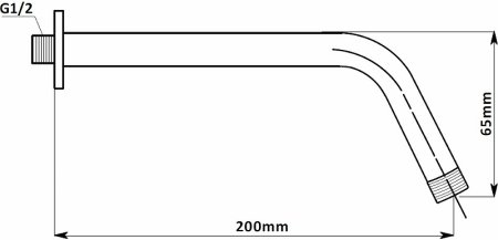 Душевая система Aquanet Static 1.08 257151 Хром 