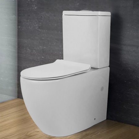 Унитаз компакт Azario Corsa AZ-2062S-G с бачком и сиденьем Микролифт 