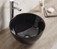 Раковина накладная CeramaLux NC 104B черная