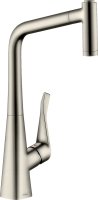 Смеситель Hansgrohe Metris M71 73801800 для кухонной мойки, под сталь