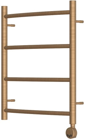 Электрический полотенцесушитель Point Афина PN04156BRE П4 500x600 левый/правый Бронза 