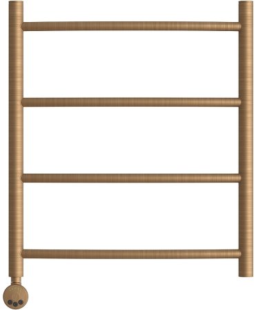 Электрический полотенцесушитель Point Афина PN04156BRE П4 500x600 левый/правый Бронза 