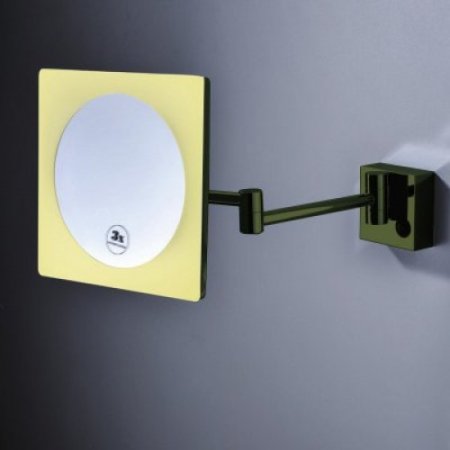 Зеркало косметическое с LED-подсветкой Gappo G6106-4 бронза 