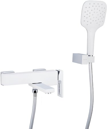 Смеситель для ванны Gappo G17-8 G3217-8 Белый Хром 