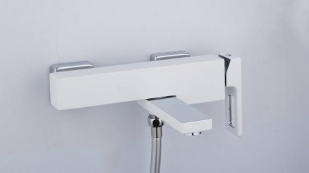 Смеситель для ванны Gappo G17-8 G3217-8 Белый Хром 