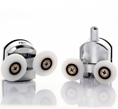 Душевой уголок Abber Schwarzer Diamant 100x80 AG30100H-S80-S80 профиль Хром стекло прозрачное 