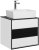 Тумба с раковиной Style Line Амстердам 60 ЛС-000010040 подвесная Белая матовая 