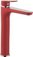 Смеситель для раковины Fiore KEVON CHIC 81RX8119, хром/красный