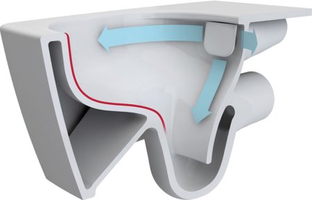 Унитаз подвесной VitrA Sento 7748B003-0075 безободковый 