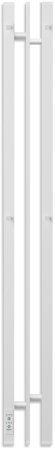 Полотенцесушитель электрический Point Фрея PN20712W П2 100x1200 диммер слева, белый 
