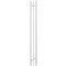 Полотенцесушитель электрический Point Фрея PN20712W П2 100x1200 диммер слева, белый