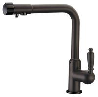 Смеситель для кухонной мойки Zorg Clean Water ZR 320 YF-33 черный металл