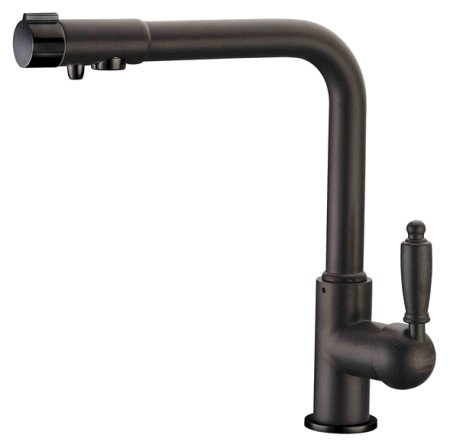 Смеситель для кухонной мойки Zorg Clean Water ZR 320 YF-33 черный металл 