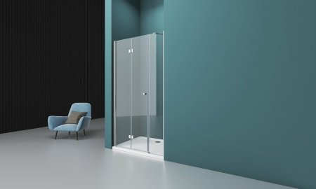 Душевая дверь BelBagno Albano 160 ALBANO-BS-13-60+100-C-Cr профиль Хром стекло прозрачное 