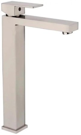 Смеситель для раковины высокий Grocenberg GB3008NK, никель 