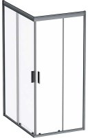 Душевой уголок AM.PM Gem 120х90 W90G-404-120290-BT профиль Черный матовый стекло прозрачное