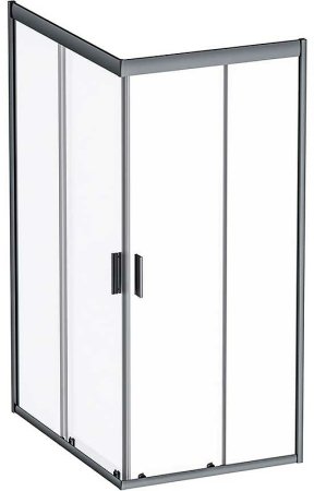 Душевой уголок AM.PM Gem 120х90 W90G-404-120290-BT профиль Черный матовый стекло прозрачное 