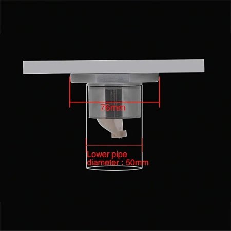 Душевой трап Gappo G81550 с решеткой Хром 